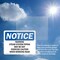 Signmission Hot Surface Sign, 7 in H x 10 in W, Plastic, Warning Steam System Piping May Be Hot Exercise OS-2PACK-NS-P-710-L-18920 - alternate 5